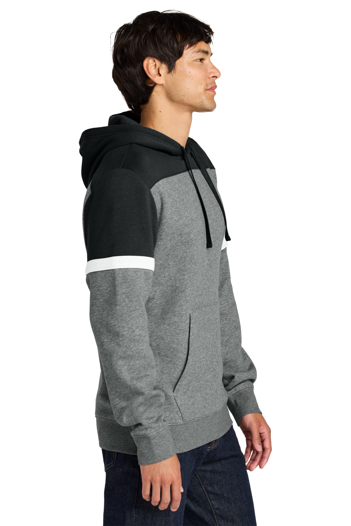 Sport-Tek Drive Fleece Colorblock Hoodie STF205 12