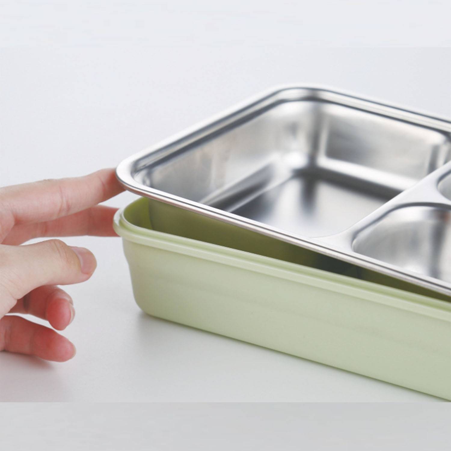 Custom Stainless Steel Children Bento Lunch Box 5