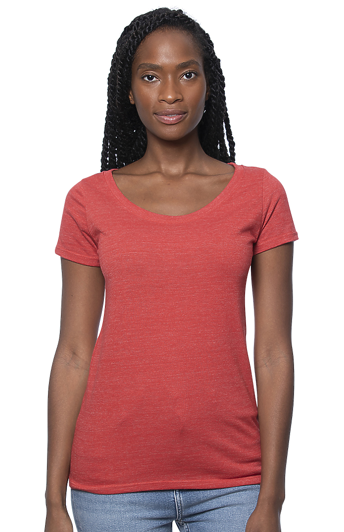 Women's eco Triblend Scoop Neck 4