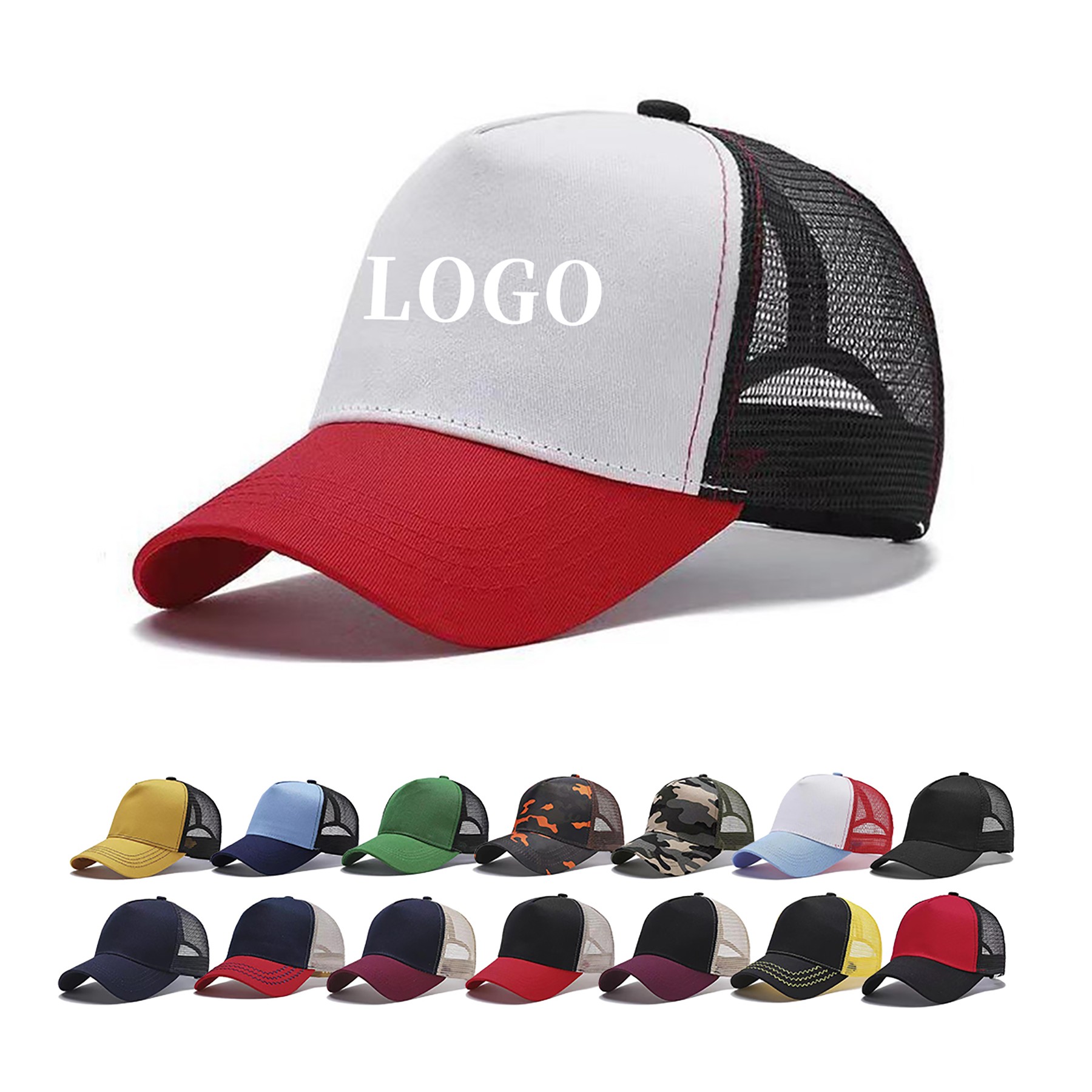5 Panel Foam Mesh Back Trucker Cap