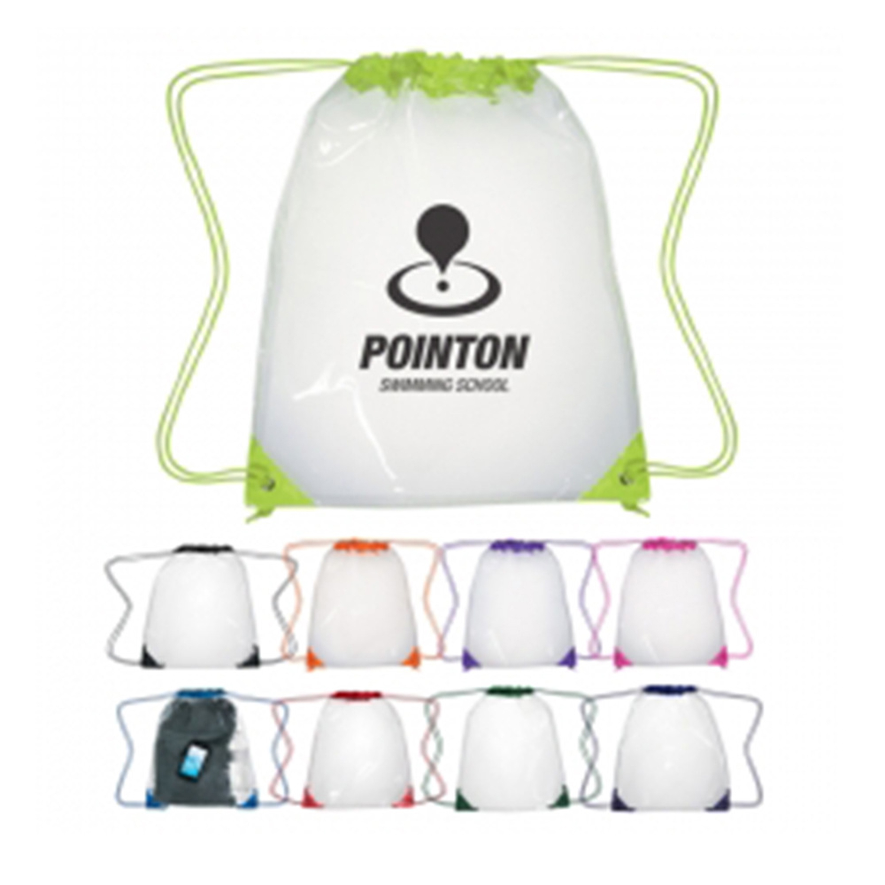 Clear Drawstring Backpack 1