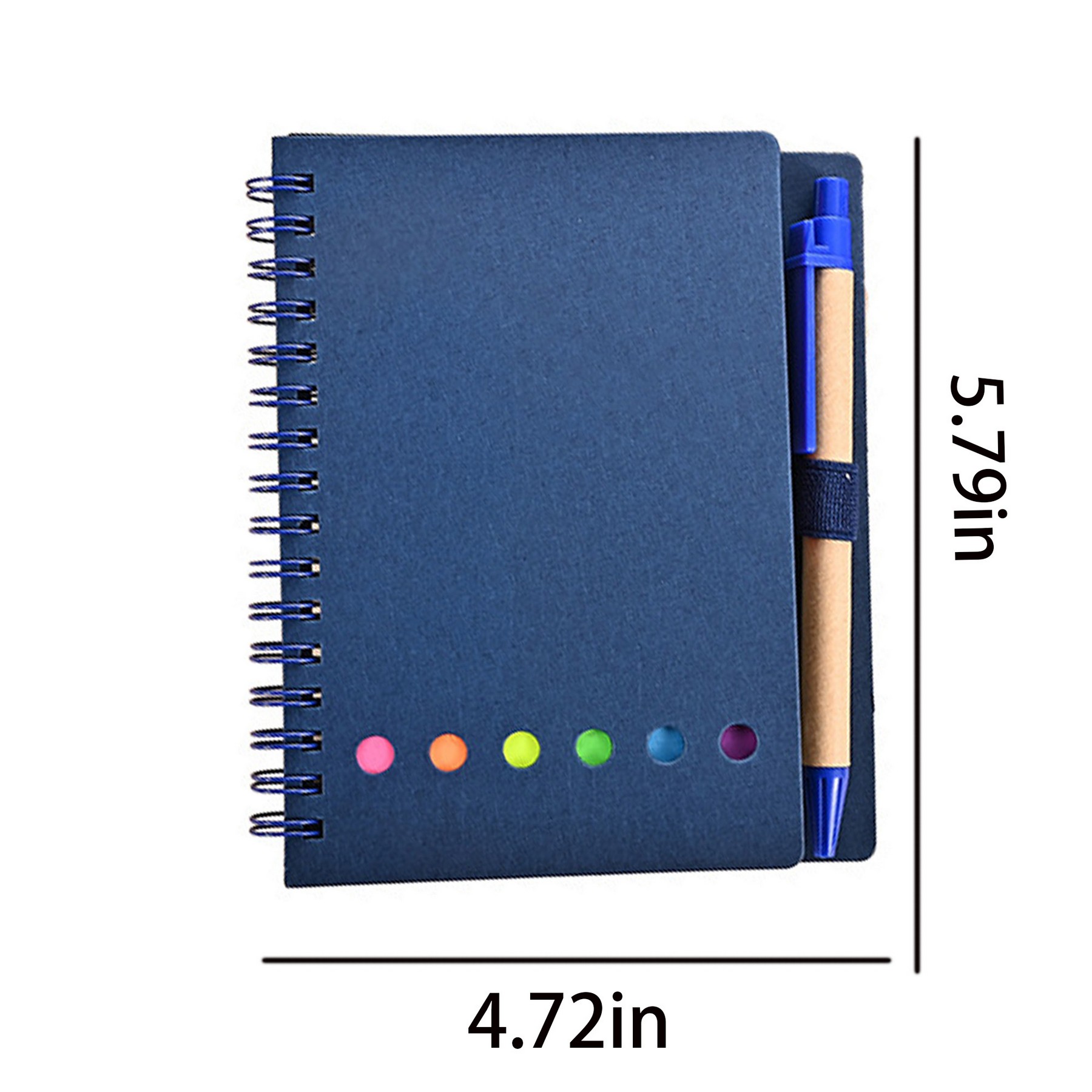 Creative Sticky Note Coil Kraft Paper Notebook 2