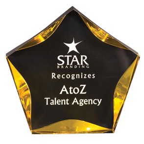 Luminary Acrylic Star Award 2