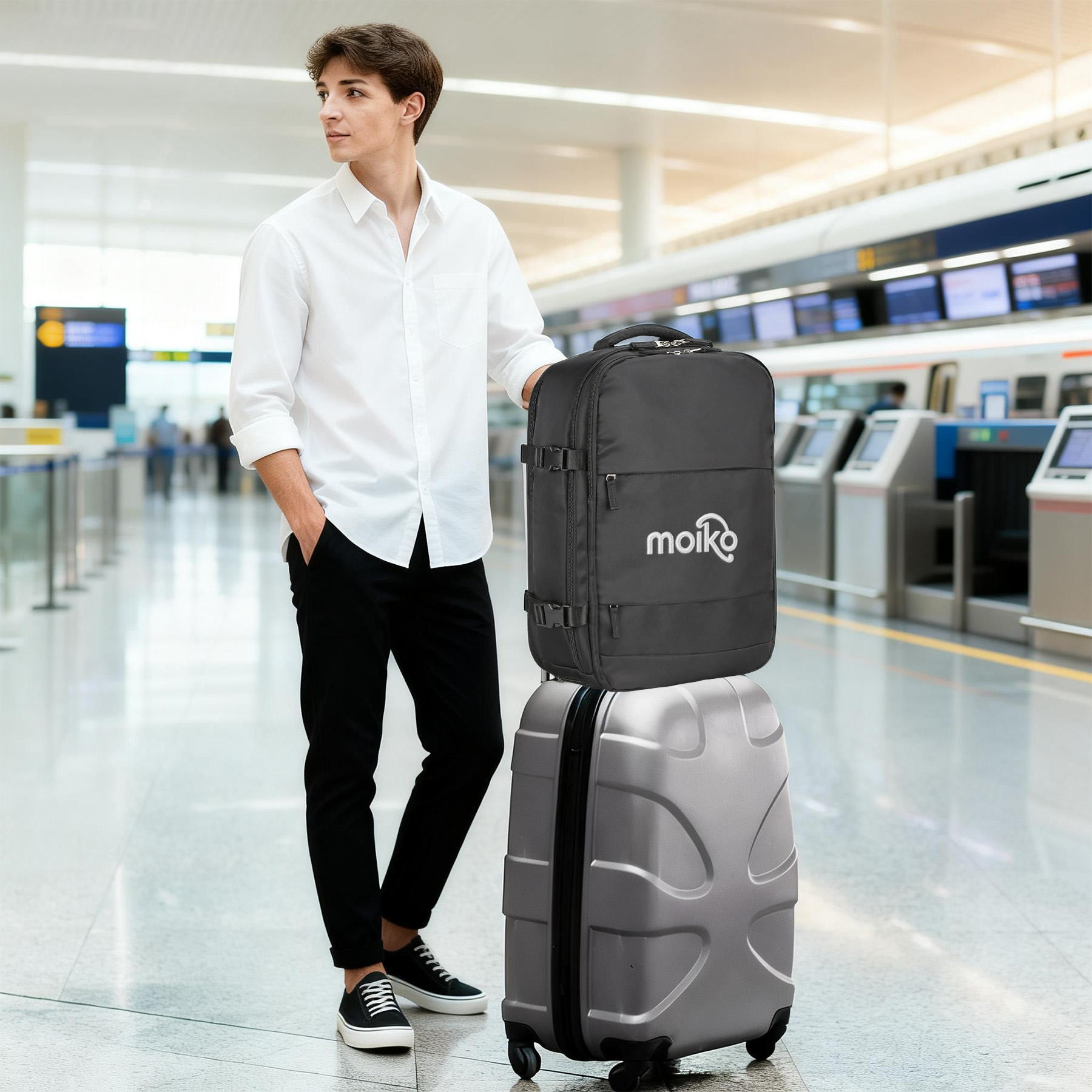 Large Flight Approved Carry On Travel Backpack 8