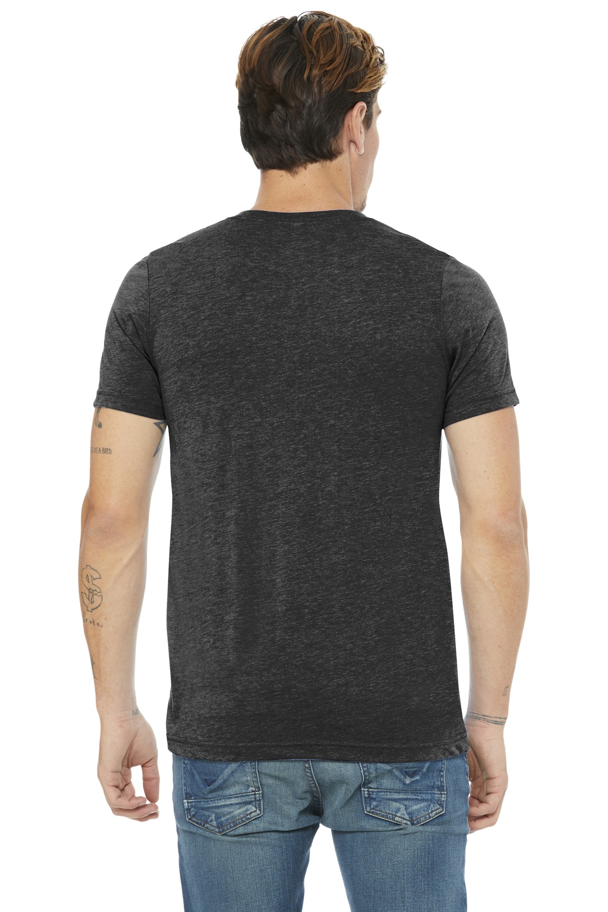 BELLA+CANVAS Unisex Triblend Short Sleeve V-Neck Te. BC3415 8