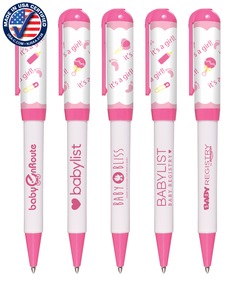 USA Made, It's a Girl Designed "Euro Style" Twist Pen 2