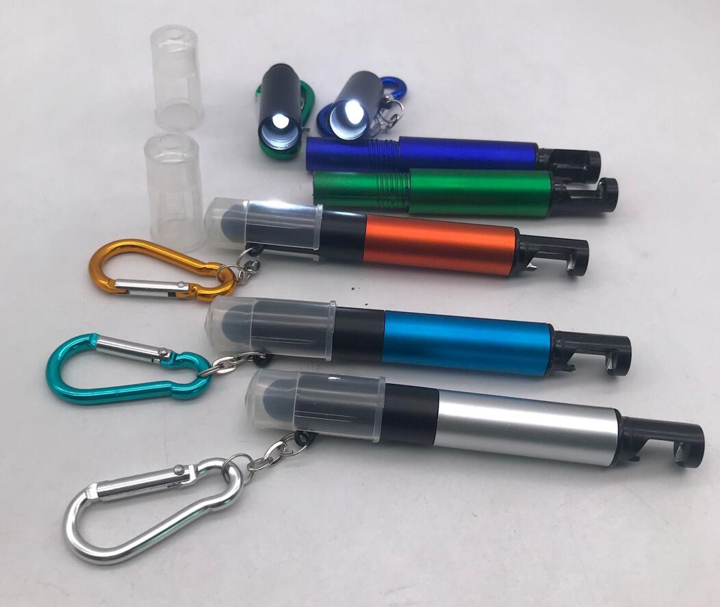 4 in 1 Touch Screen Ballpoint Pen on Keychain 1