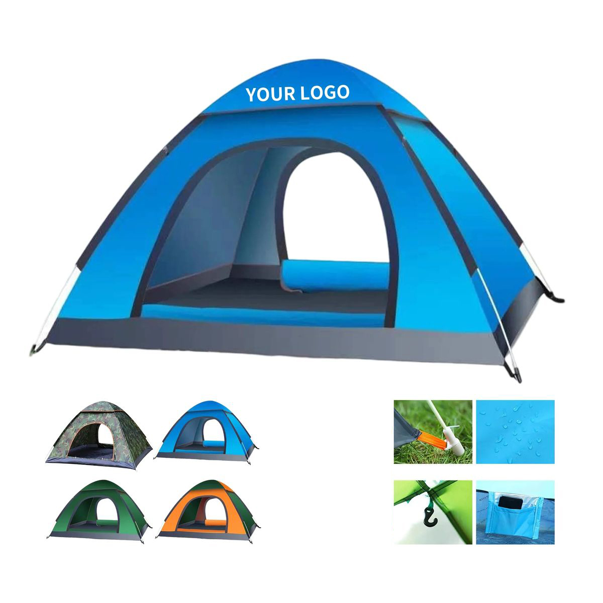 Water Resistant Polyester Travel Tent 1