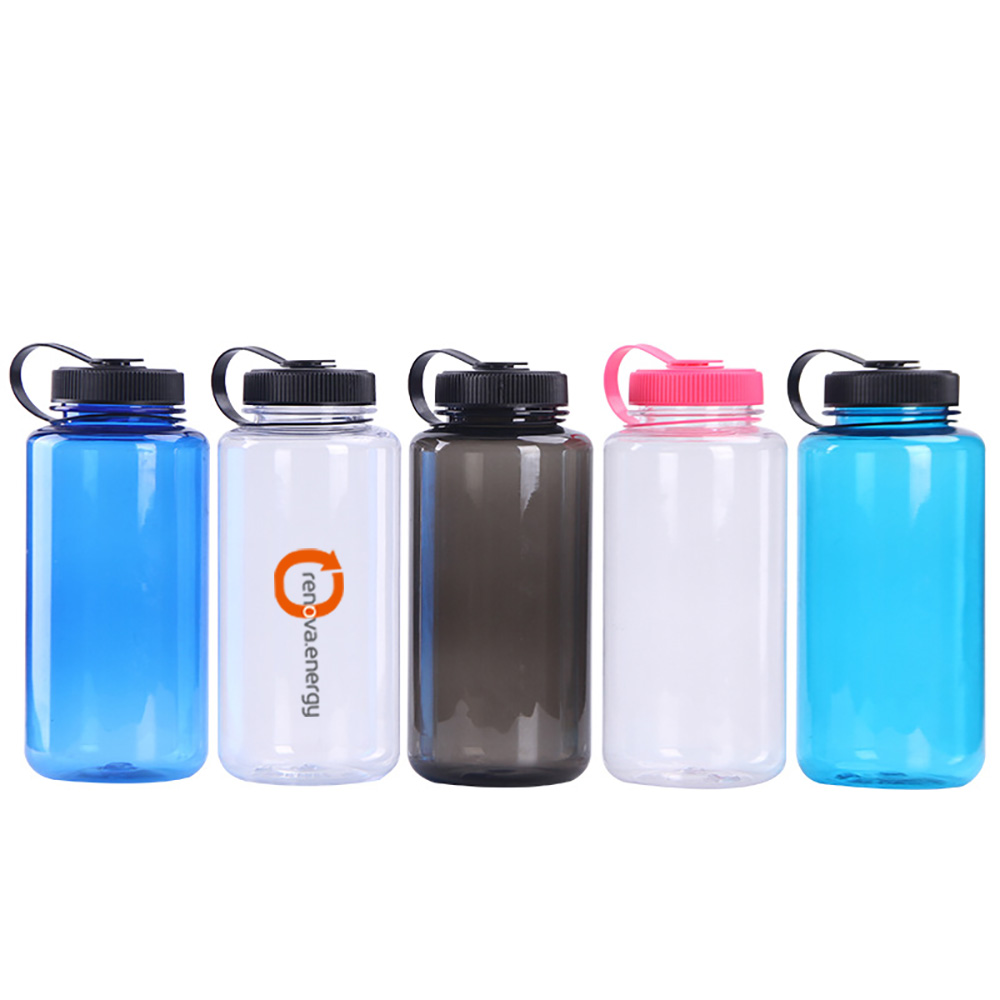 32oz Large Capacity Sports Plastic Water Bottle with Handle 5