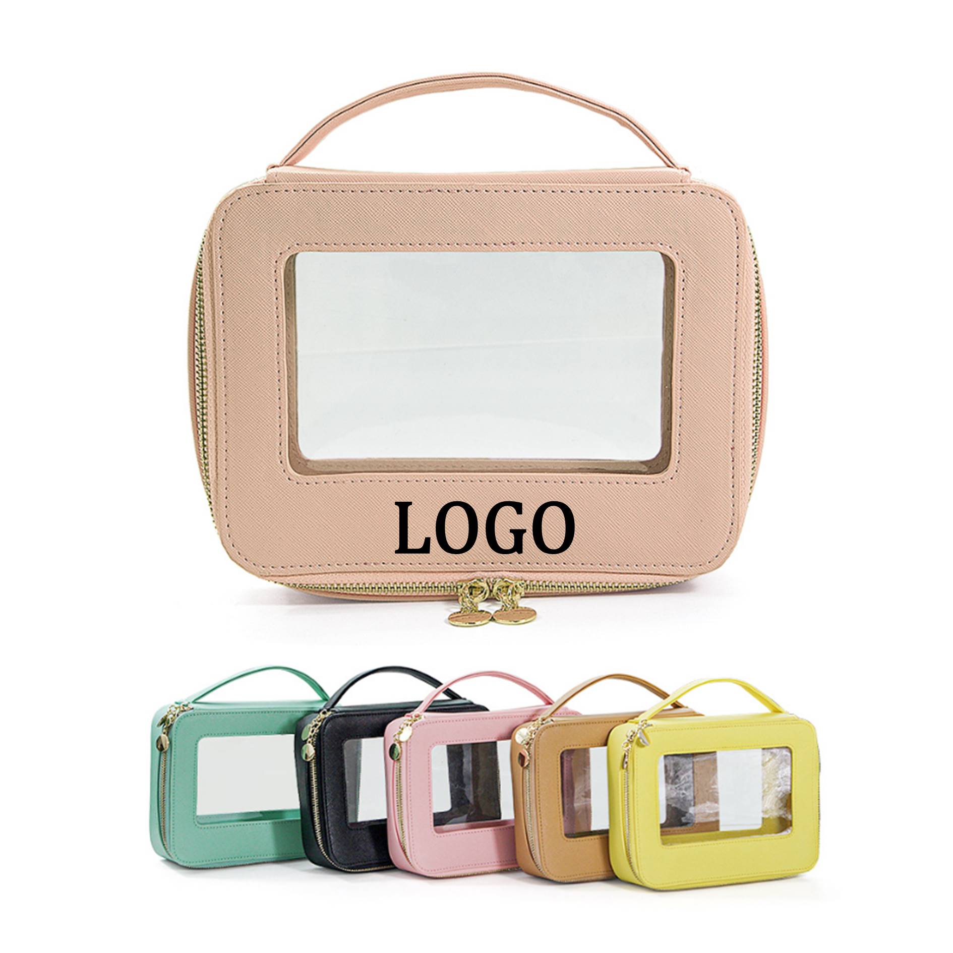 Clear Portable Zippered Toiletry Bag 4