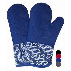 Silicone Shell Kitchen Oven Mitts 5
