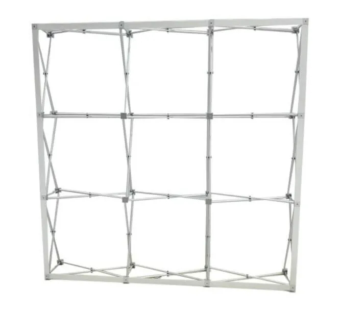 8ft x 8ft Step and Repeat Fabric Pop Up Straight Display 2