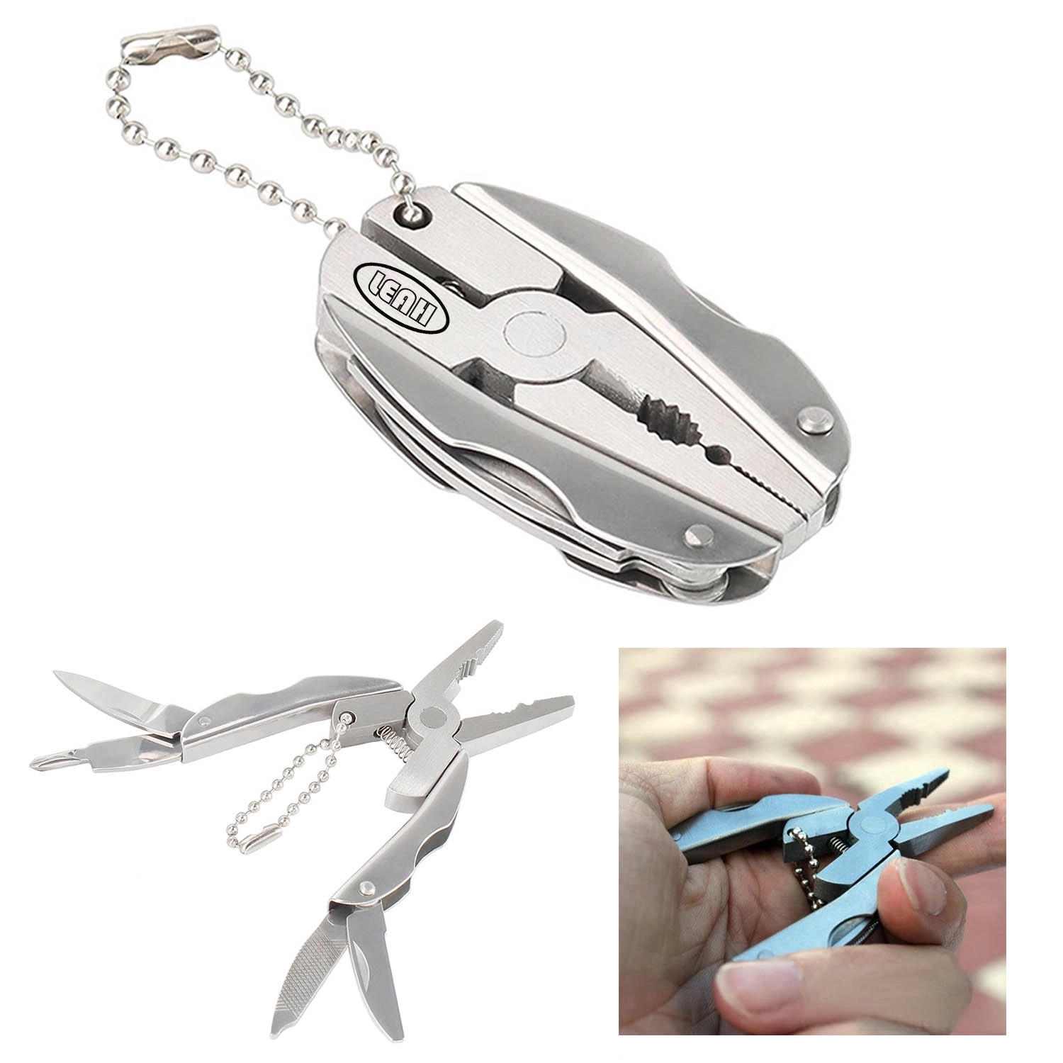6-In-1 Mini Stainless Steel Multifunctional Pliers Set 2