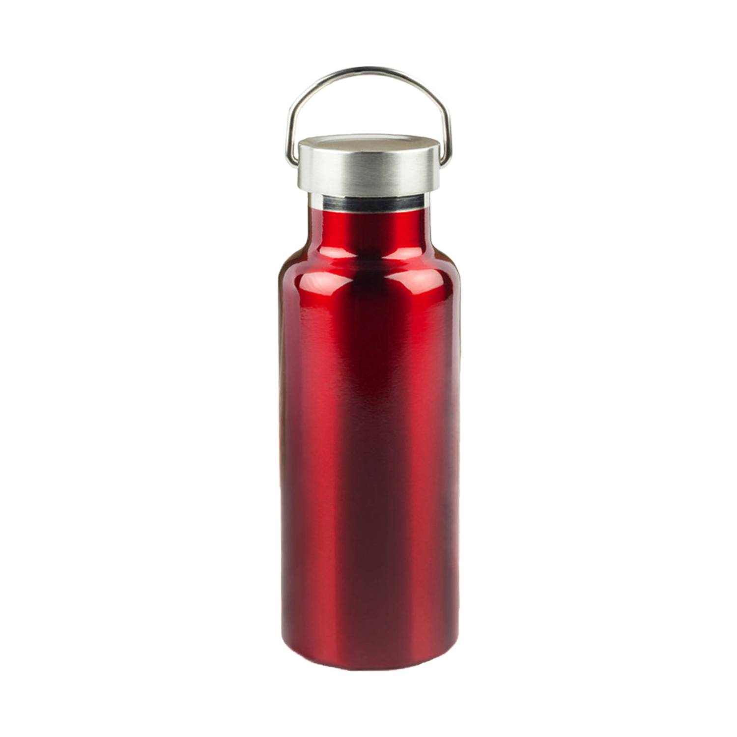 Double Wall Stainless Steel Canteen Water Bottle, 17 oz., custom water bottle with logo imprint 2