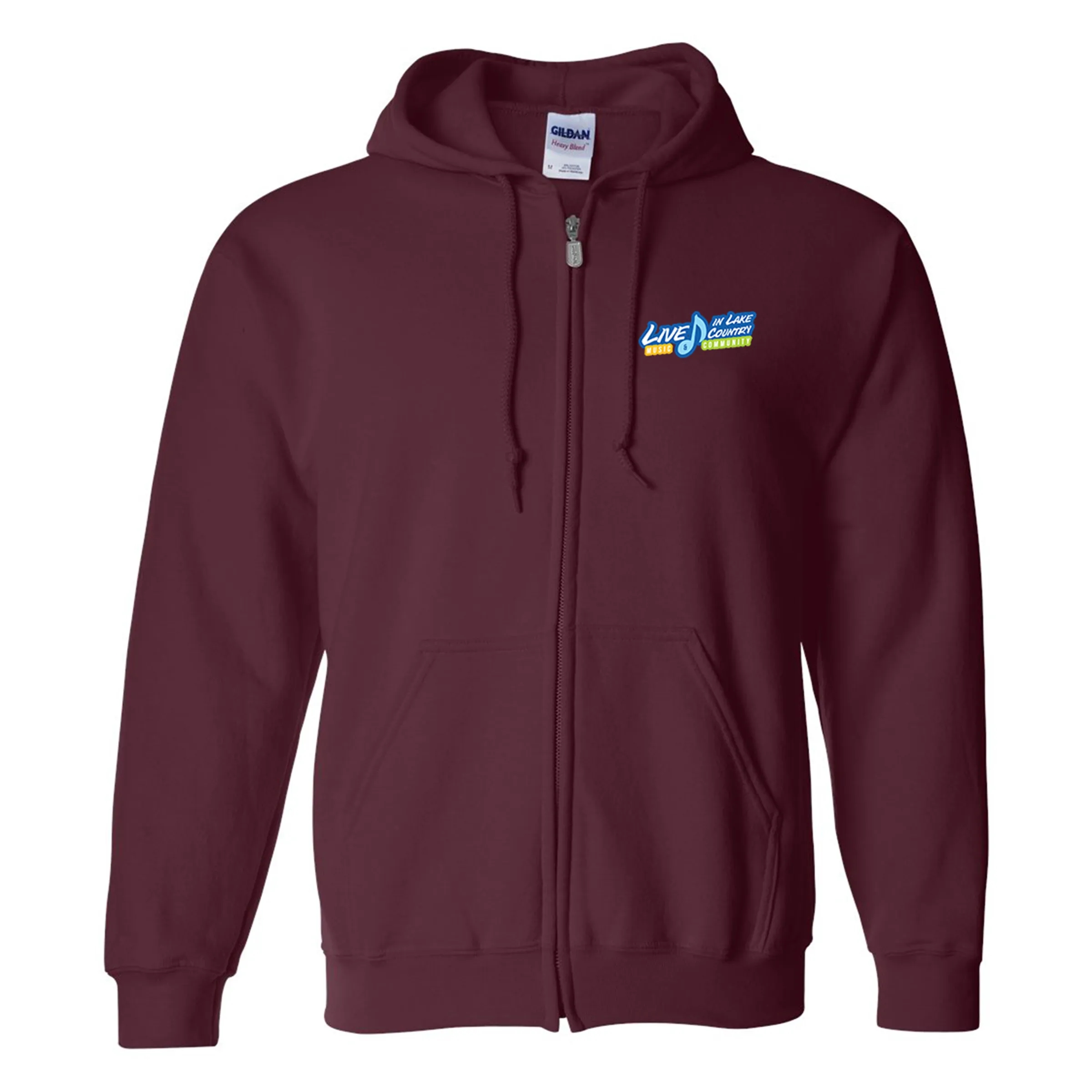 Gildan(R) - Heavy Blend(TM) Full-Zip Hooded Sweatshirt, custom hoodie or sweatshirt with logo imprint 27