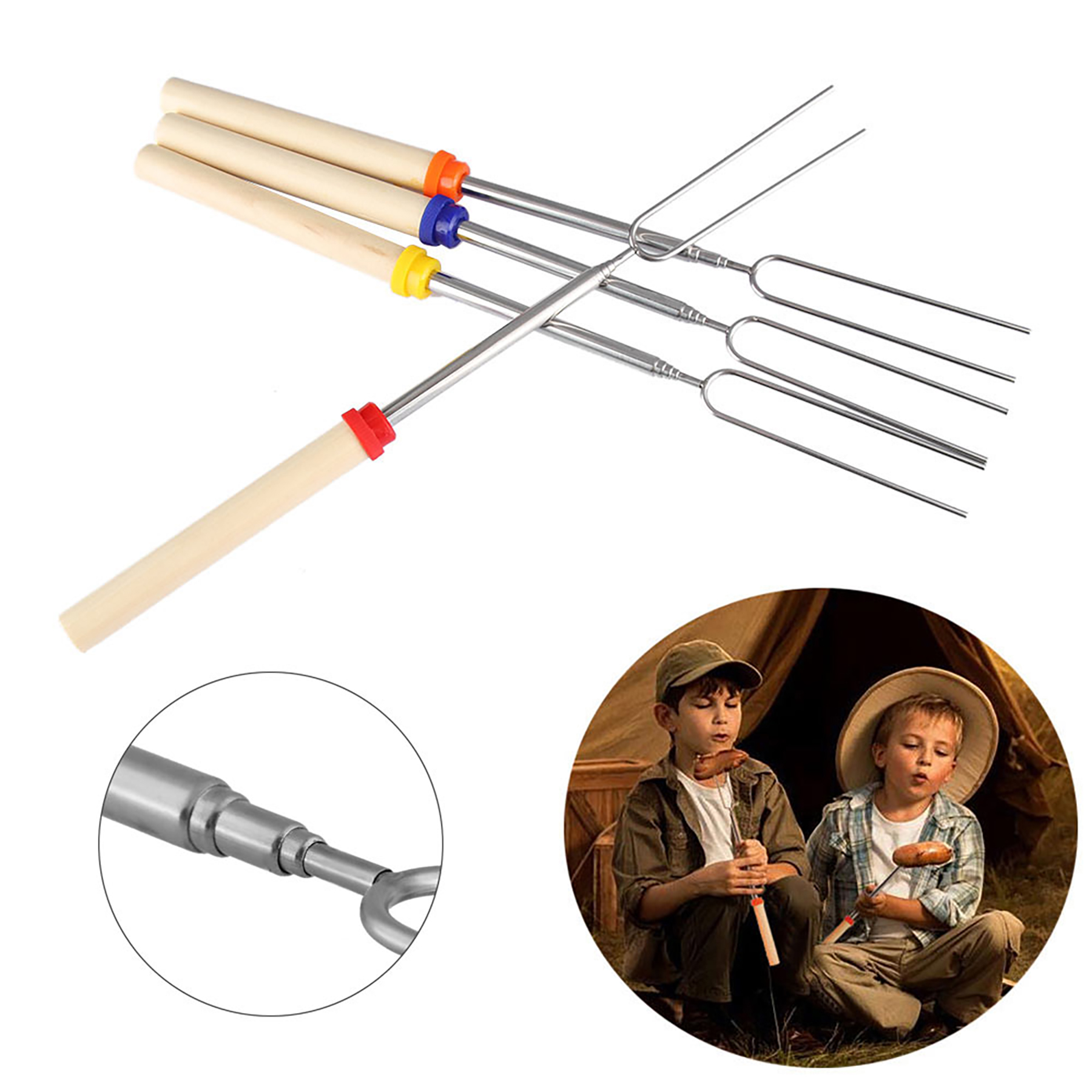Telescoping Roasting Fork 8