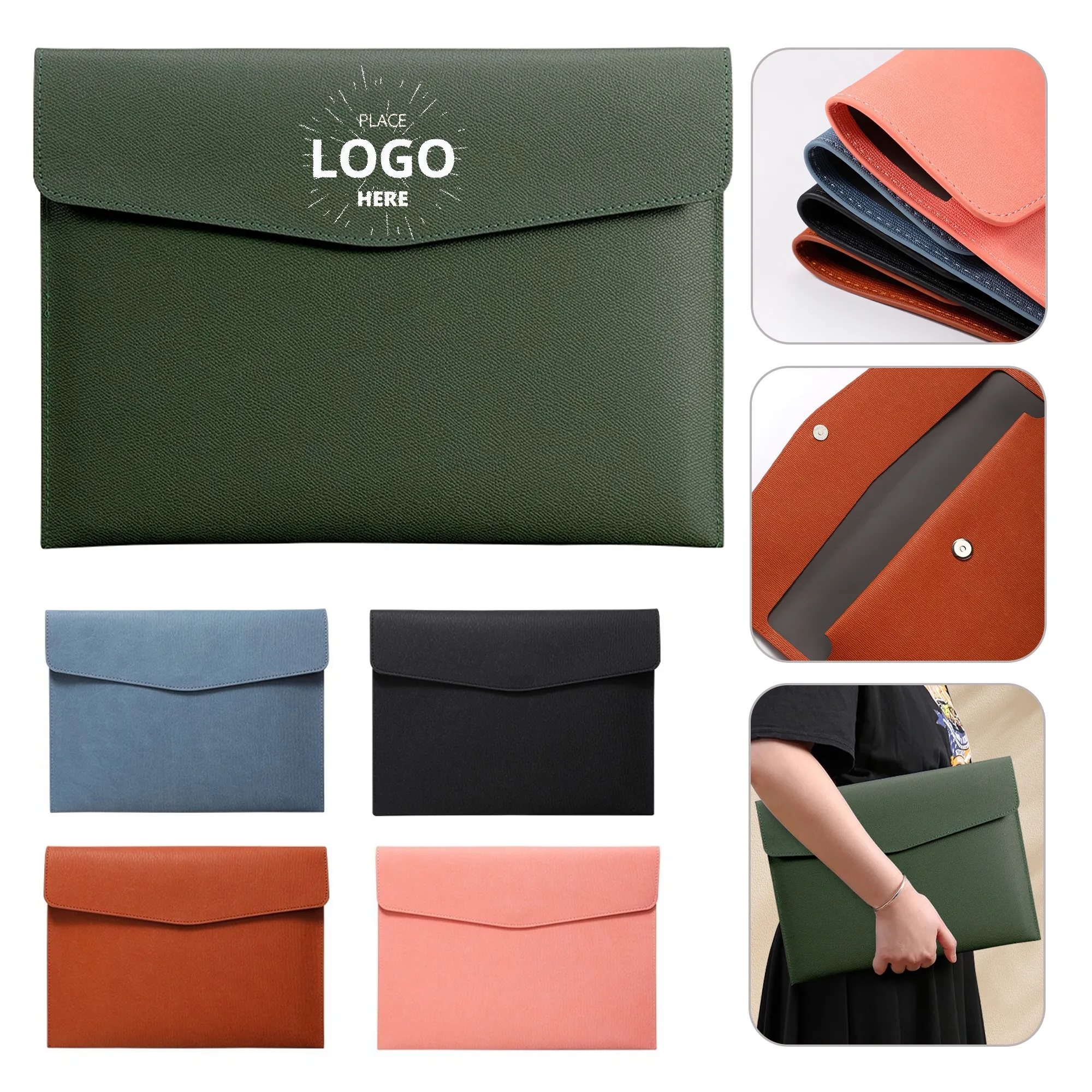 Business Leather File Bag 3
