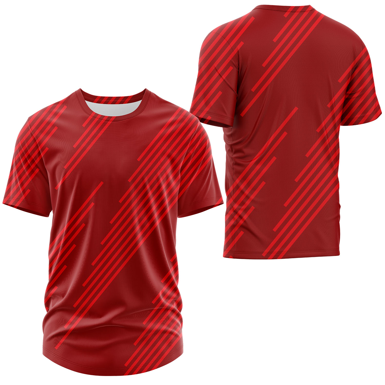 Unisex 160 GSM Football Mesh Performance Sublimation Short Sleeve T-shirt 2
