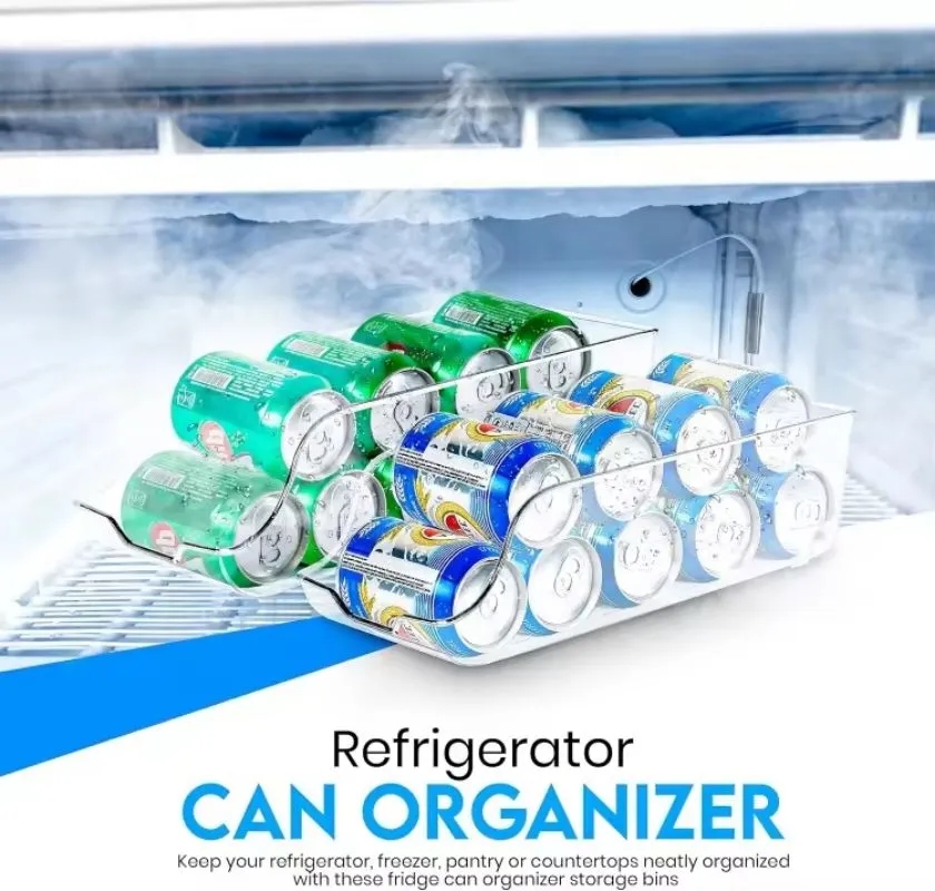 Clear Soda Can Organizer for Kitchen 5