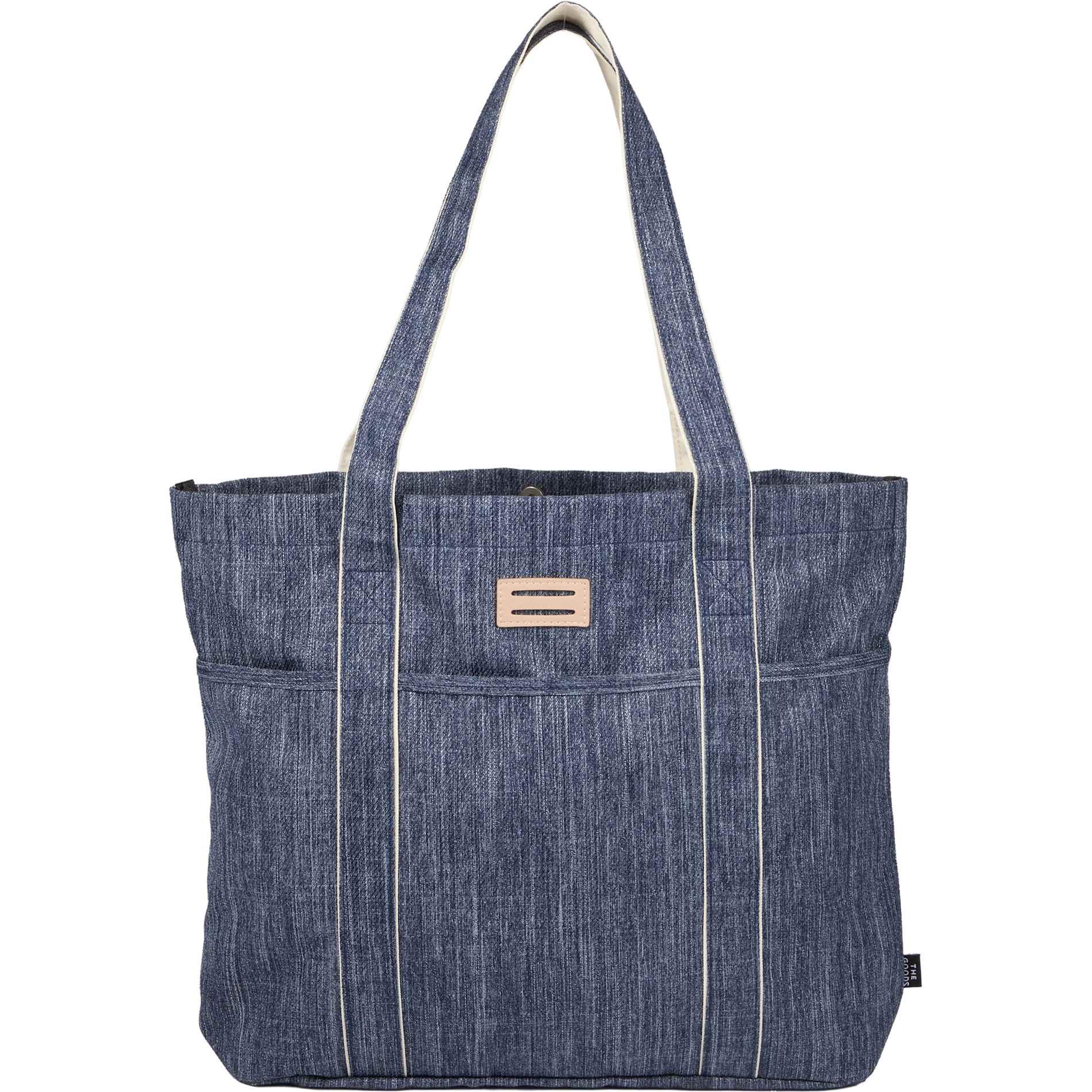 The Goods Navy Heather Carry All Tote 16