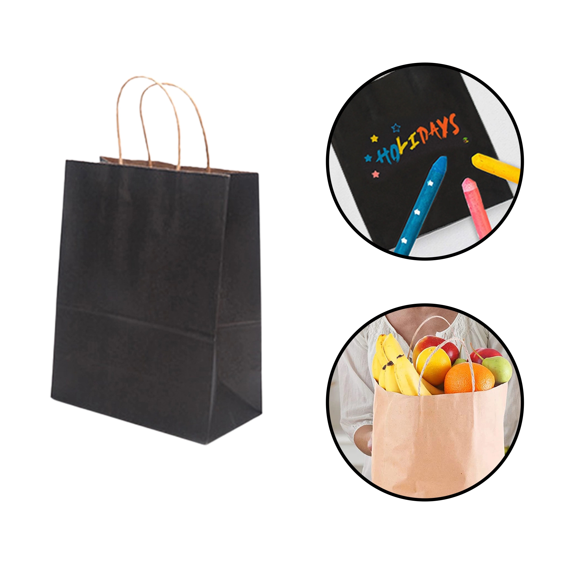 5.9"x3.1"x8.3" Paper BagsPaper Shopping Bag,Custom Paper Bag 5