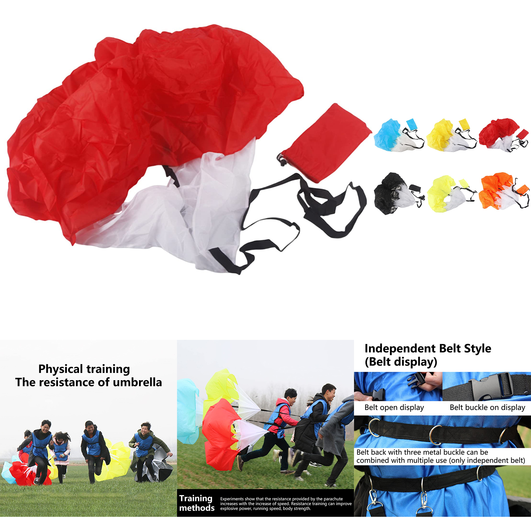 Running Speed Chute Resistance Parachute
