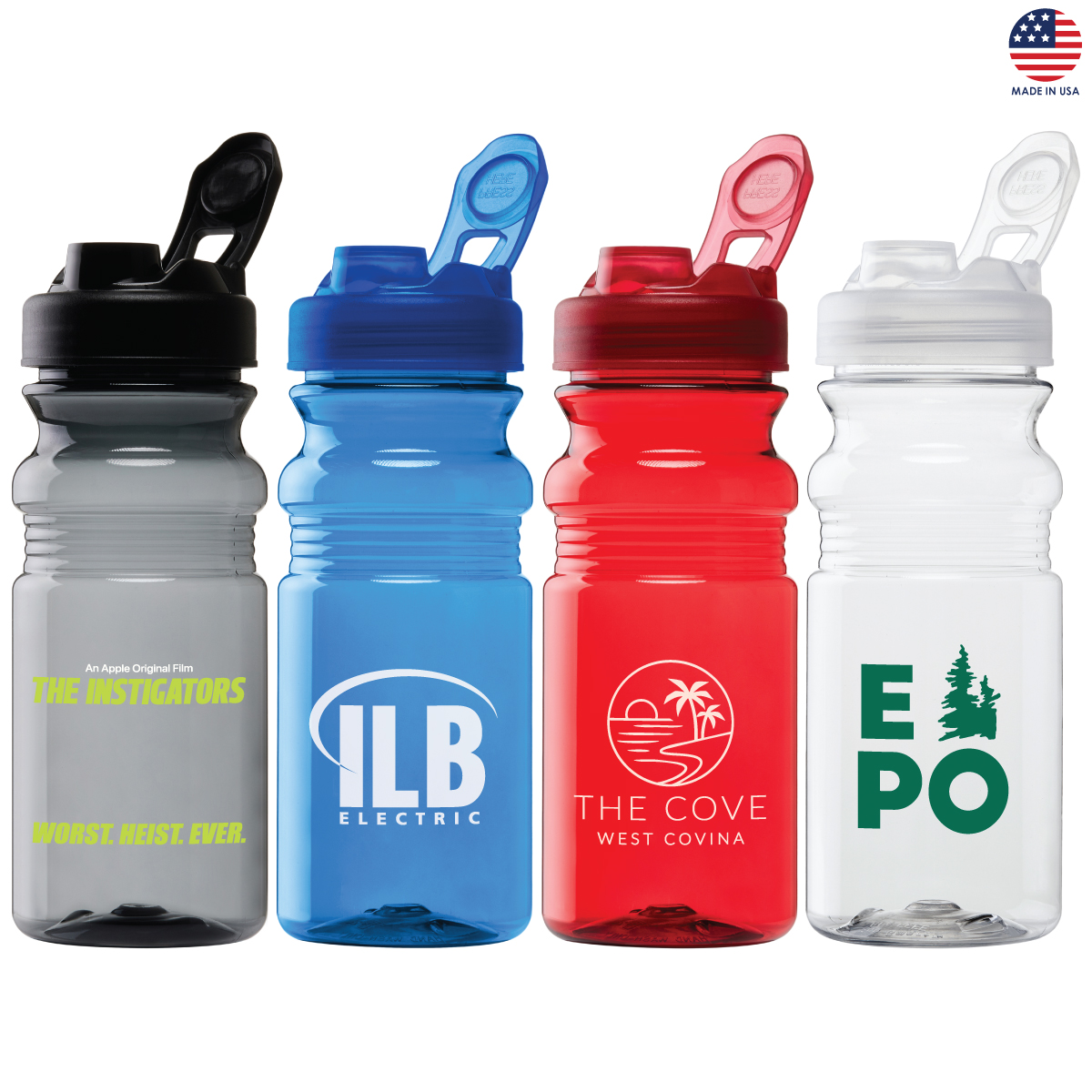 Concord 20 oz. PET Bike Bottle w/Flip Lid 1