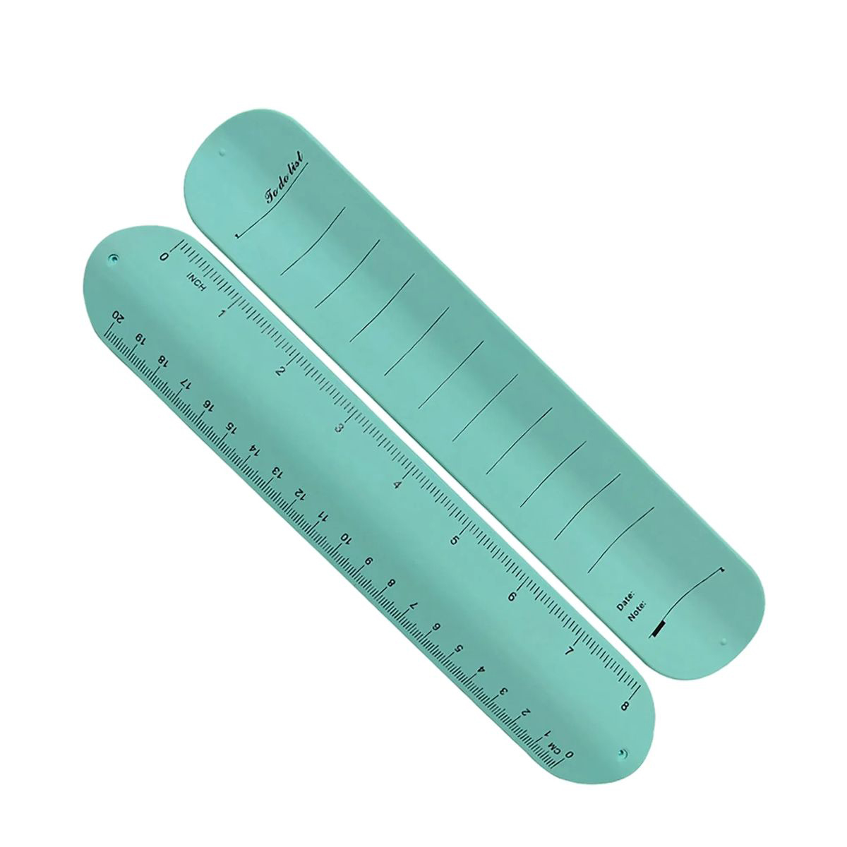 Writable Silicone Wristband with Ruler 2