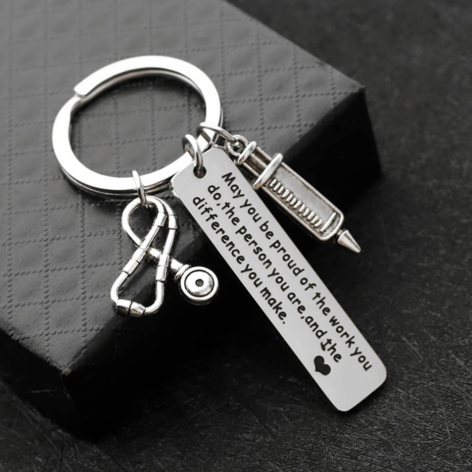 Nurse's Day Stainless Steel Keychain 3