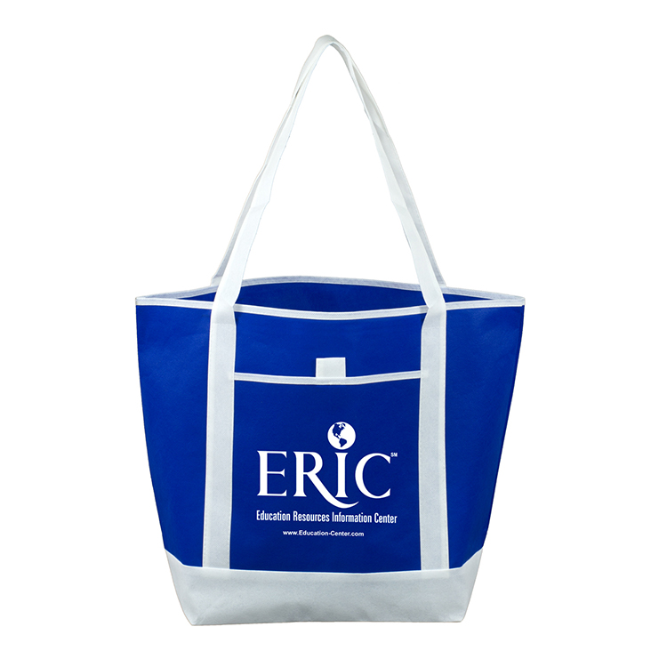 17-1/2"W x 13-1/2"H x 6"Gusset - "THE LIBERTY" Corporate, Travel and Beach Tote Bag 11