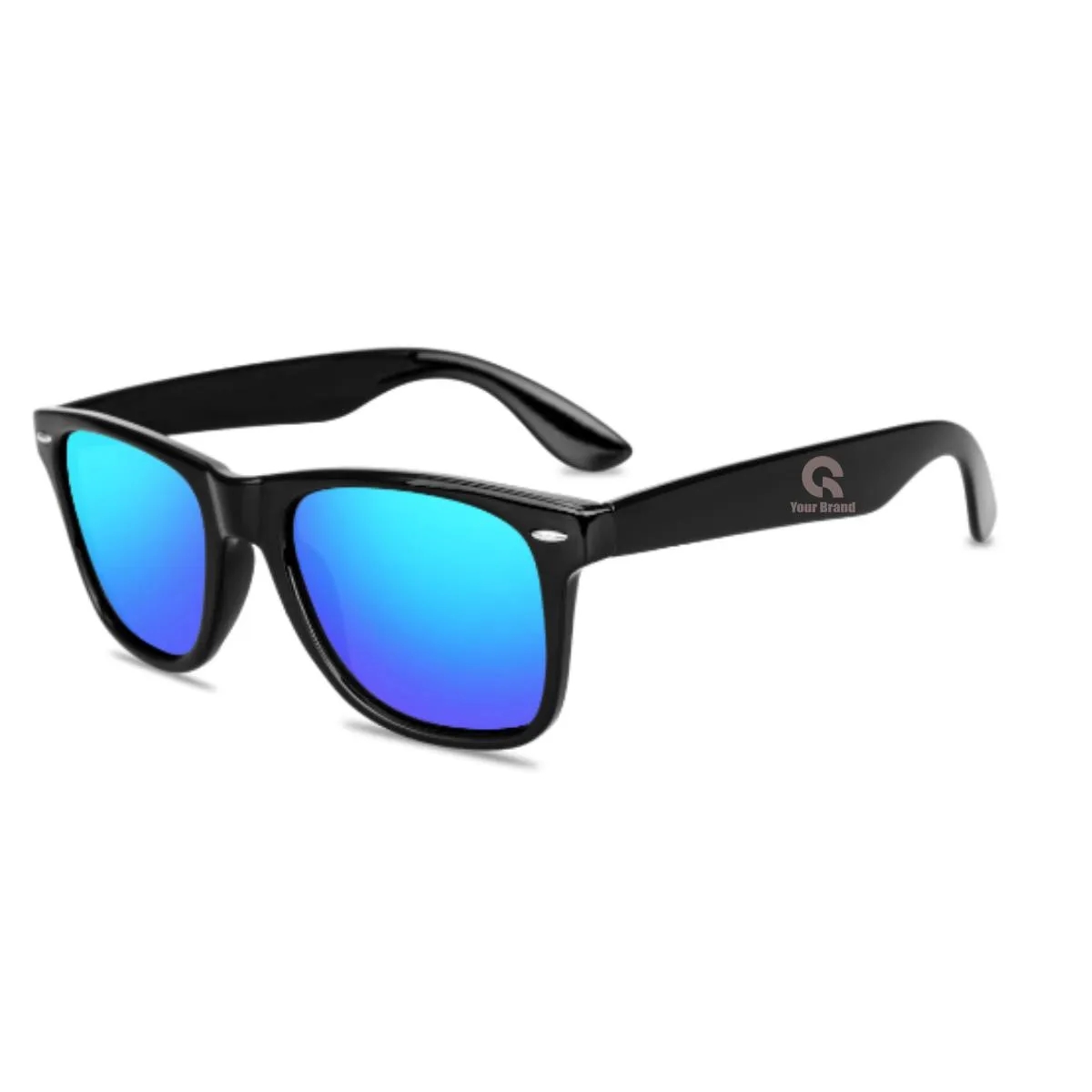 Ocean Beach Hiker Unisex Glitter Mirror Sunglasses 5
