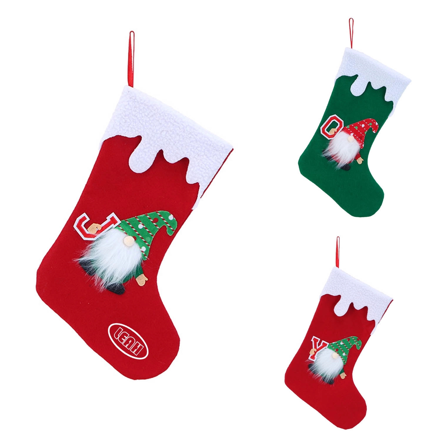 Large Christmas Stocking Sack Gift Bag 1