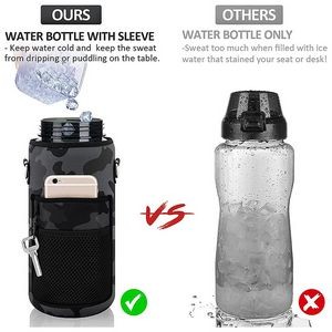 64Oz Portable Water Bottle Holder Protective Sleeve 4