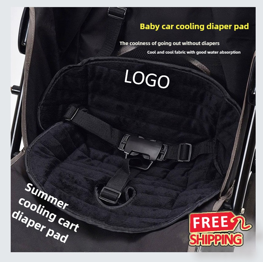 Premium Black & White Seat Protector for Strollers, Bouncers & Travel Gear 1