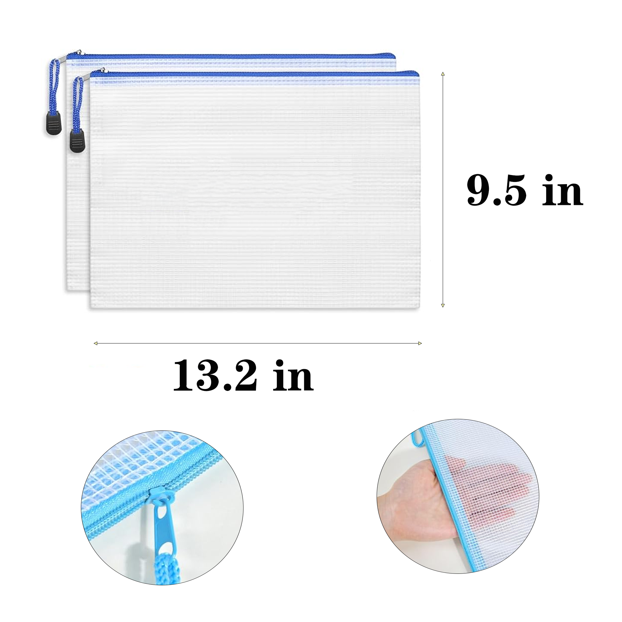 Waterproof Zippered Document Pouch 1