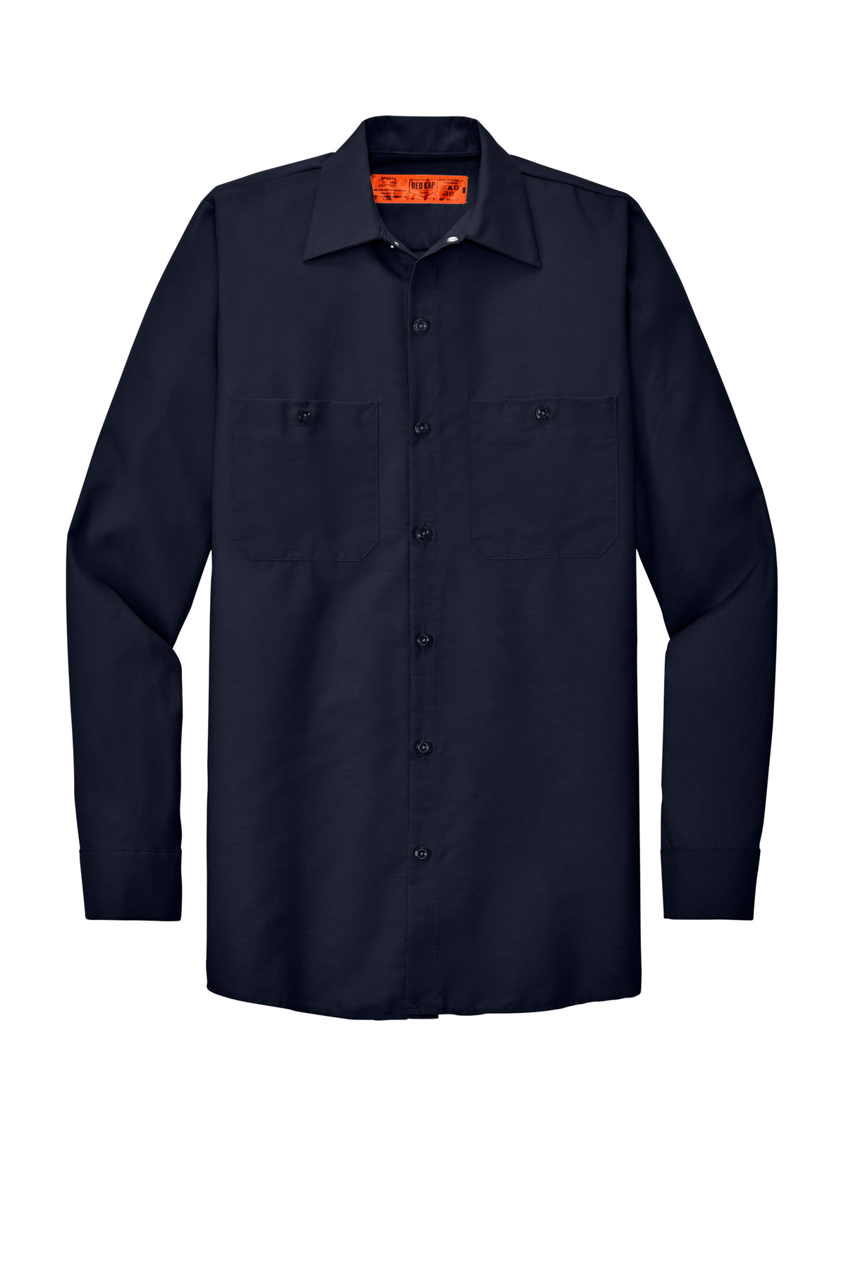 Red Kap Long Size, Long Sleeve Industrial Work Shirt. SP14LONG 60
