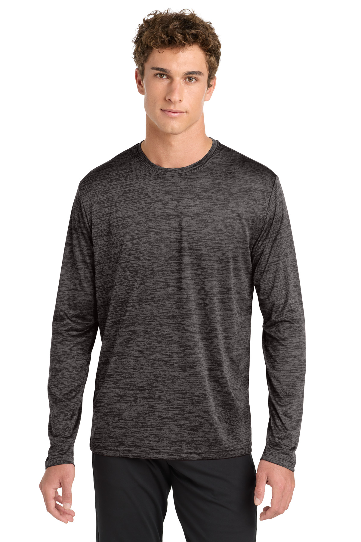 Sport-Tek PosiCharge Long Sleeve Electric Heather Tee. ST390LS 22
