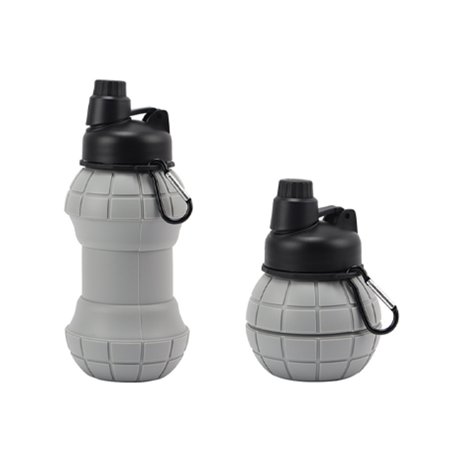 18oz Collapsible Travel Water Bottle Silicone Foldable Cup 6