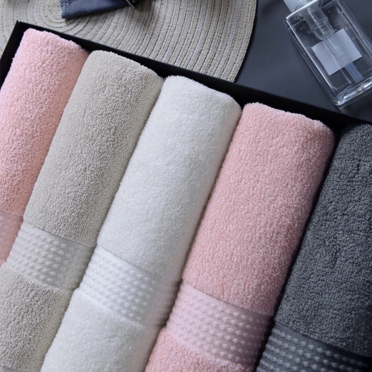 Custom Gift Soft 100% Cotton Long Bath & Beach Towel 10