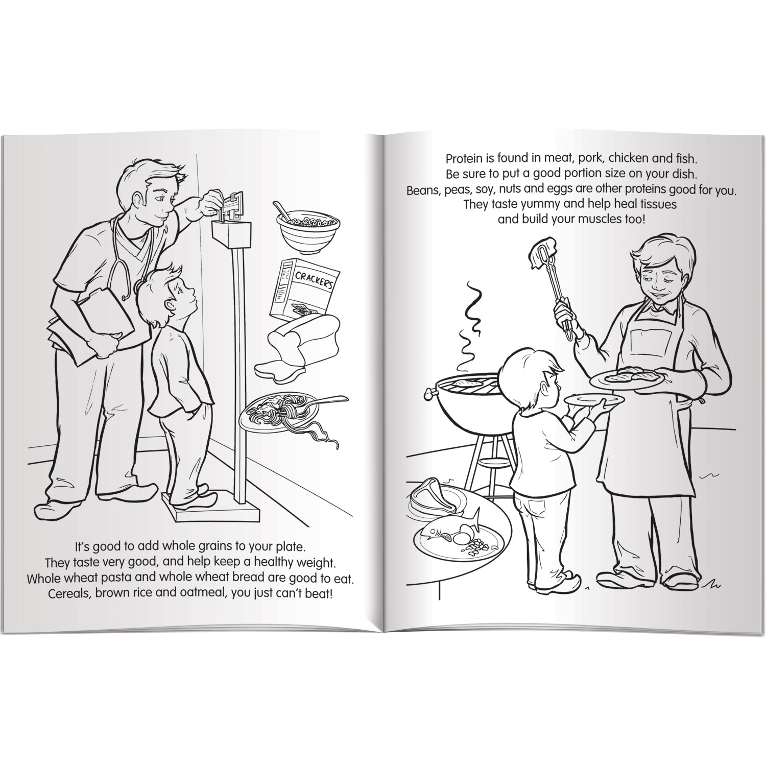Coloring Book - My Plate: Nutrition Condition 3