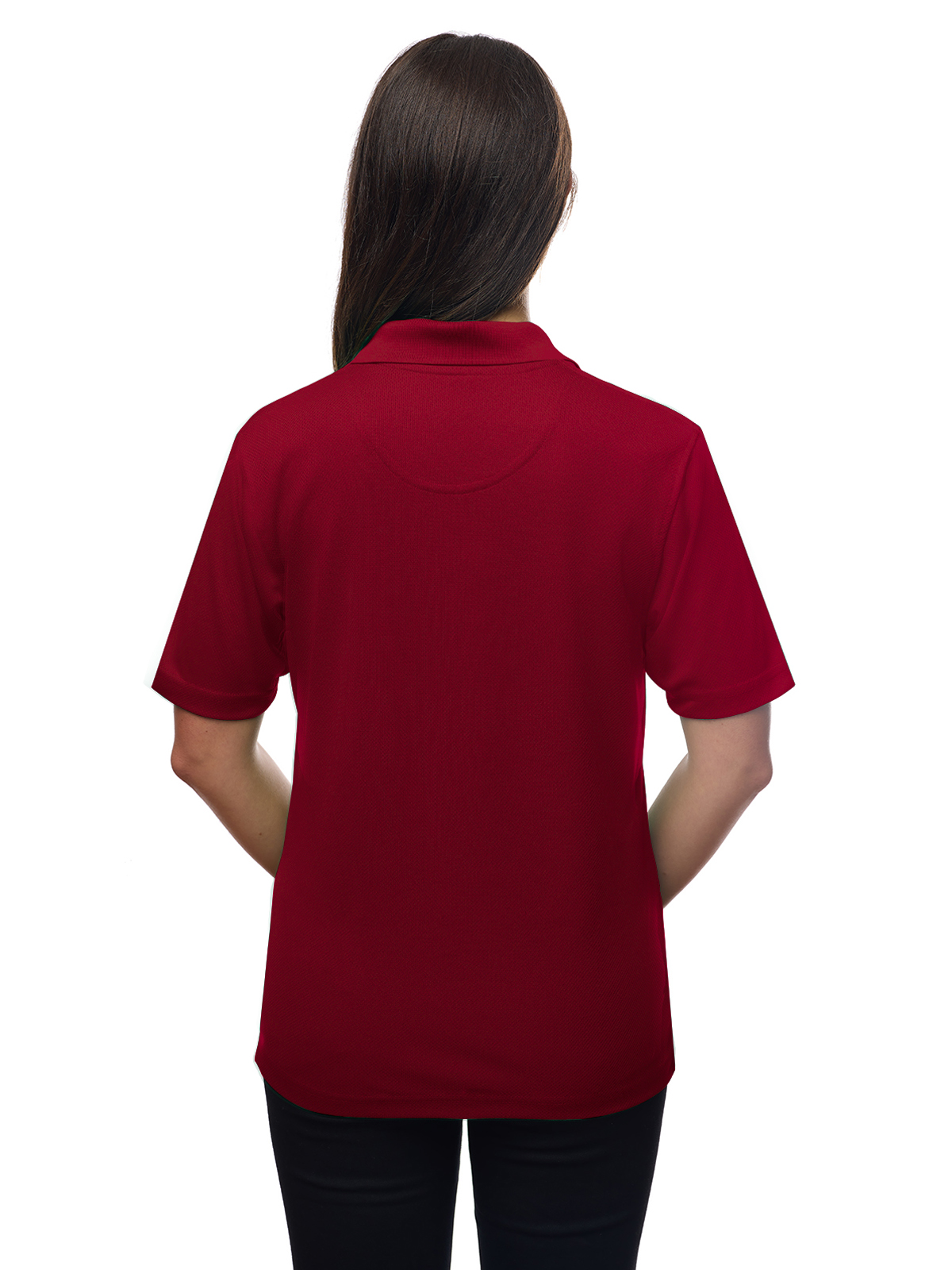 Blue Generation - Women's Pocketless Wicking V-Neck Polo 22
