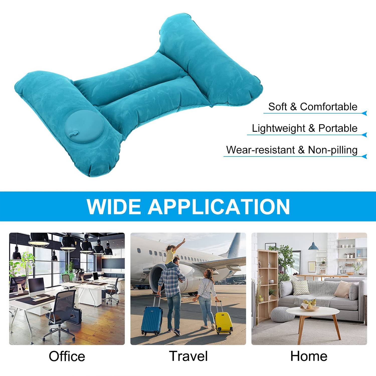 Inflatable Travel Pillow Lumbar Support 5