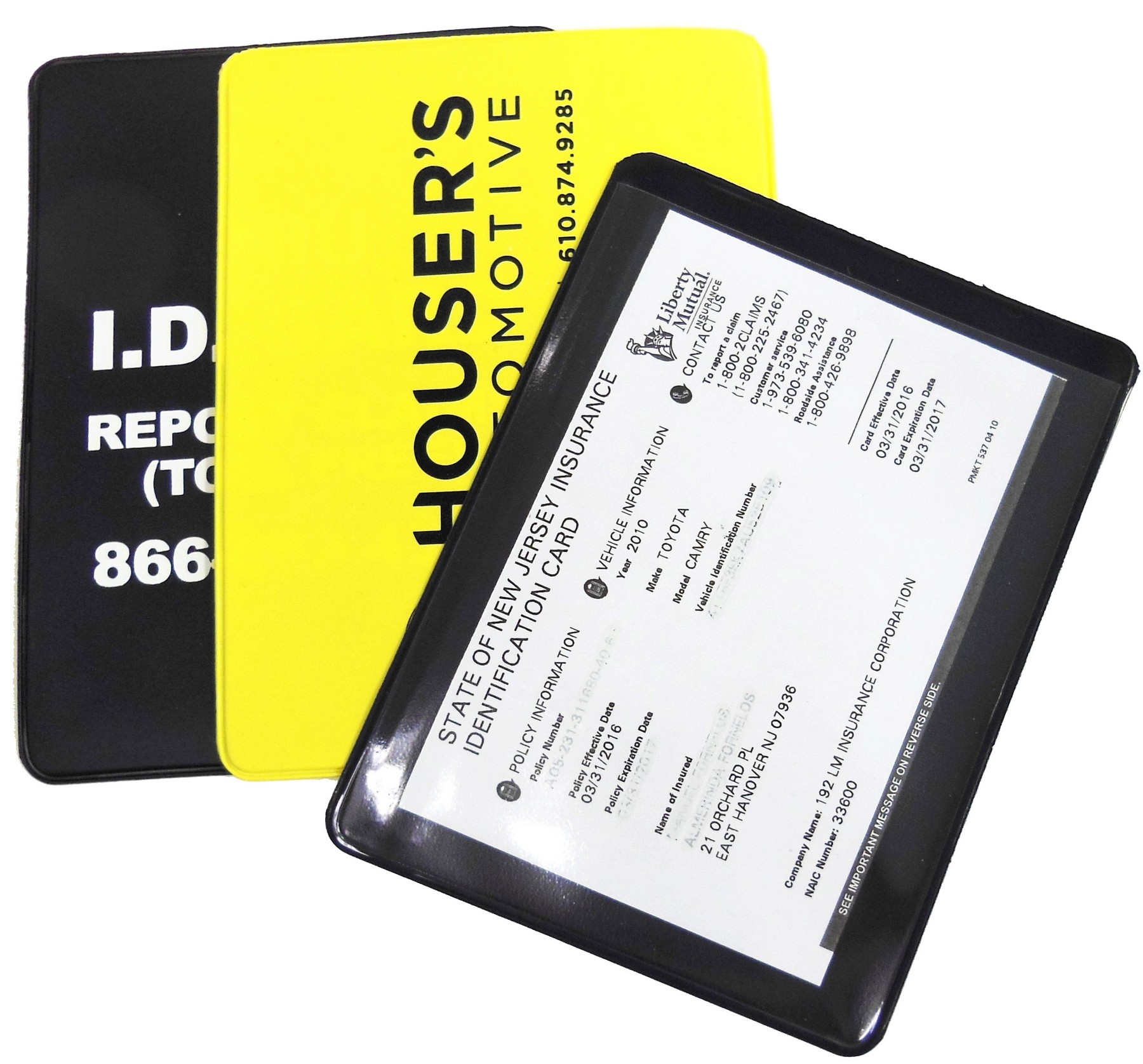 Passport/Insurance Card Case / Passbook Sleeve 4 1/2" x 6" 2