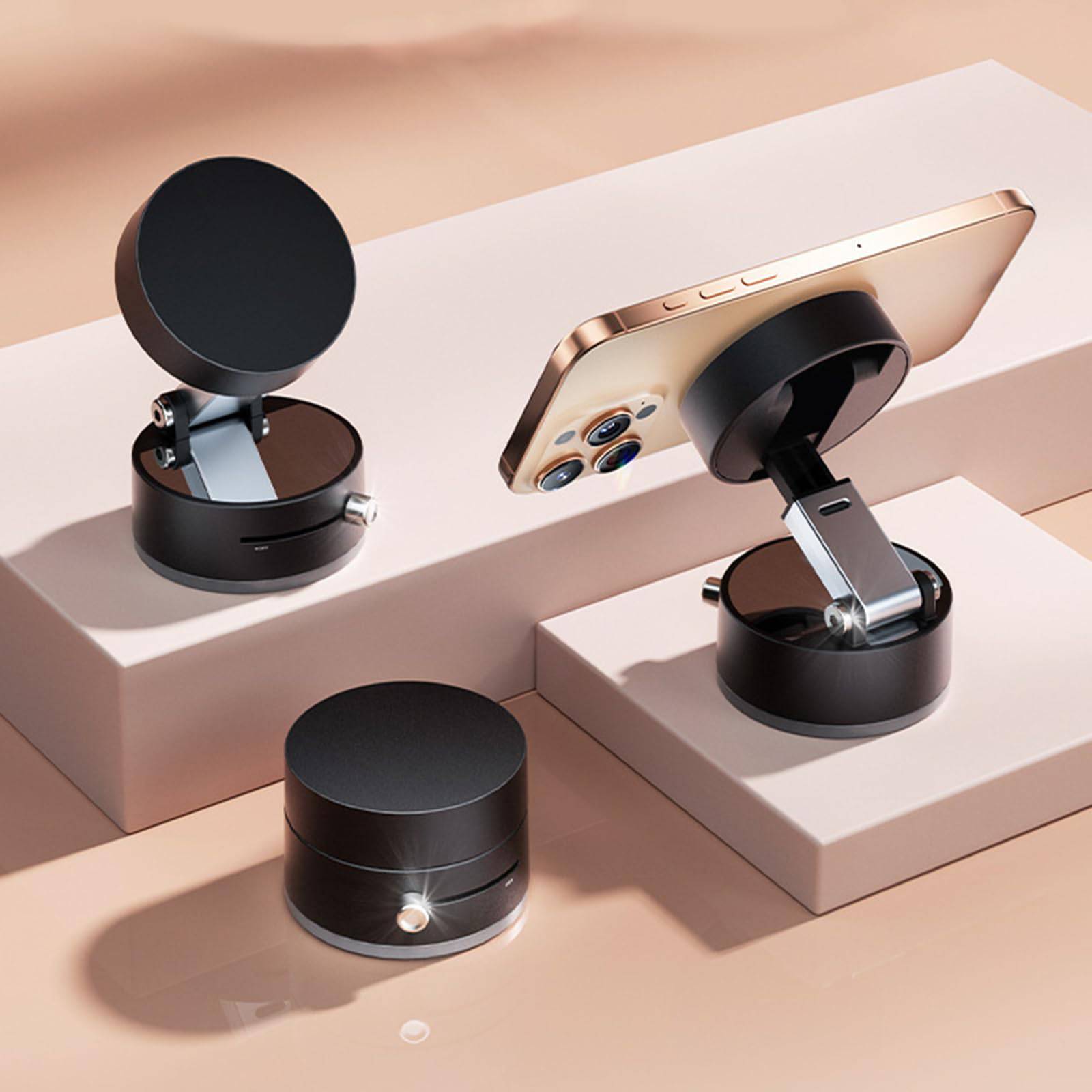 Magnetic Vacuum Suction Cup Fixed Mobile Phone Holder 2