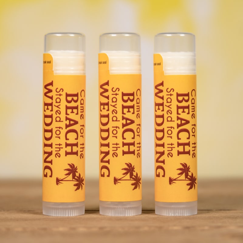 Natural Beeswax Lip Balm - One Imprint Color 20