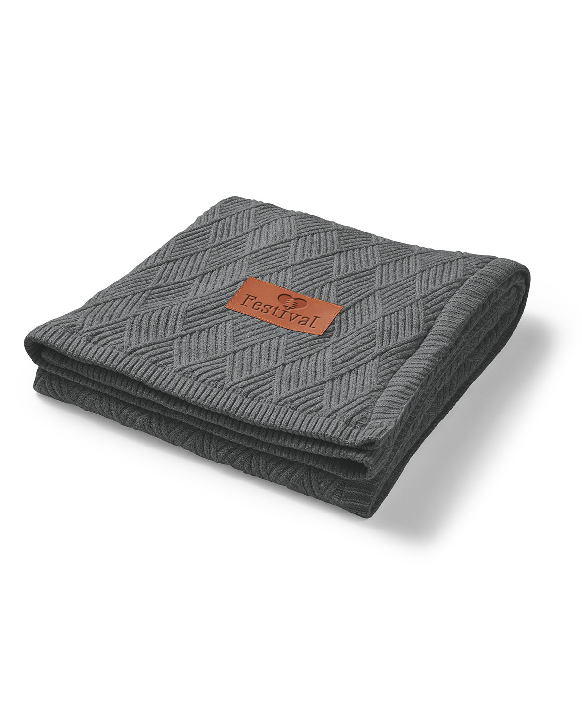 Trellis Knit Blanket 2