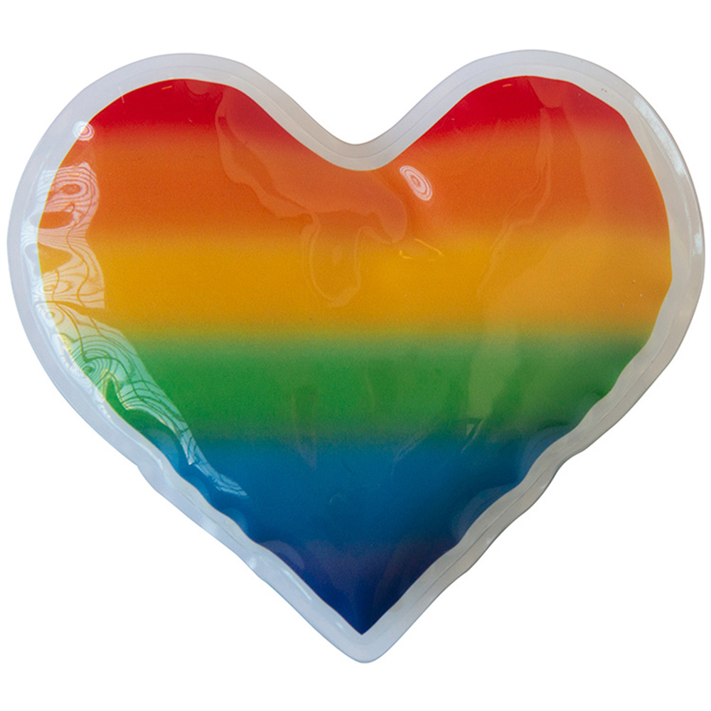 Heart Rainbow Gel Beads Hot/Cold Pack 1