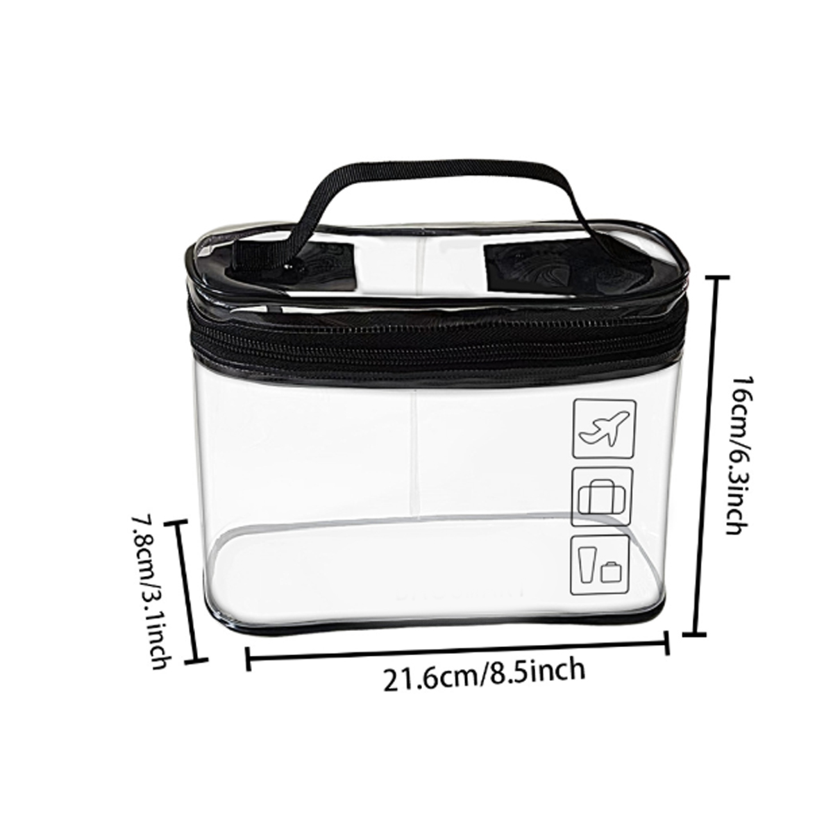 Clear Travel Cosmetic Organizer Bags 6