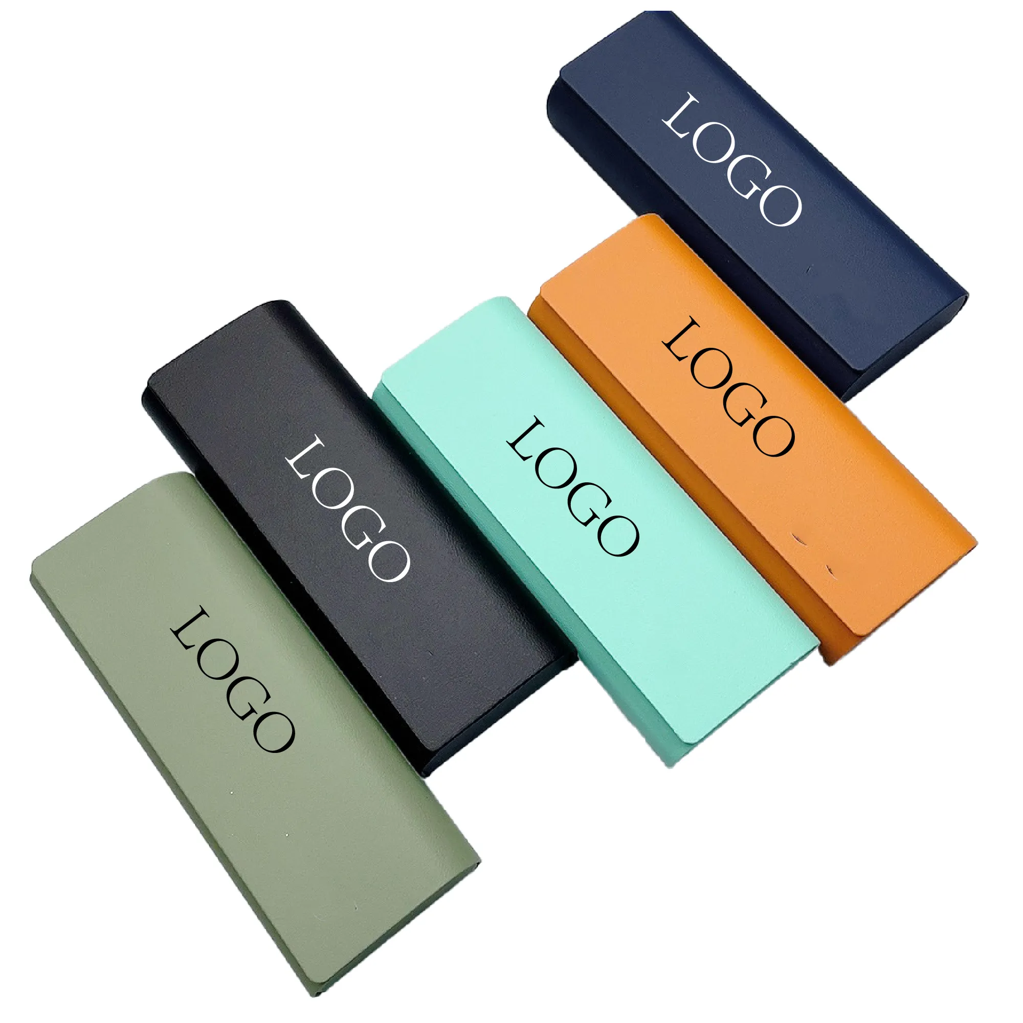 Custom logo square new myopia glasses case 2