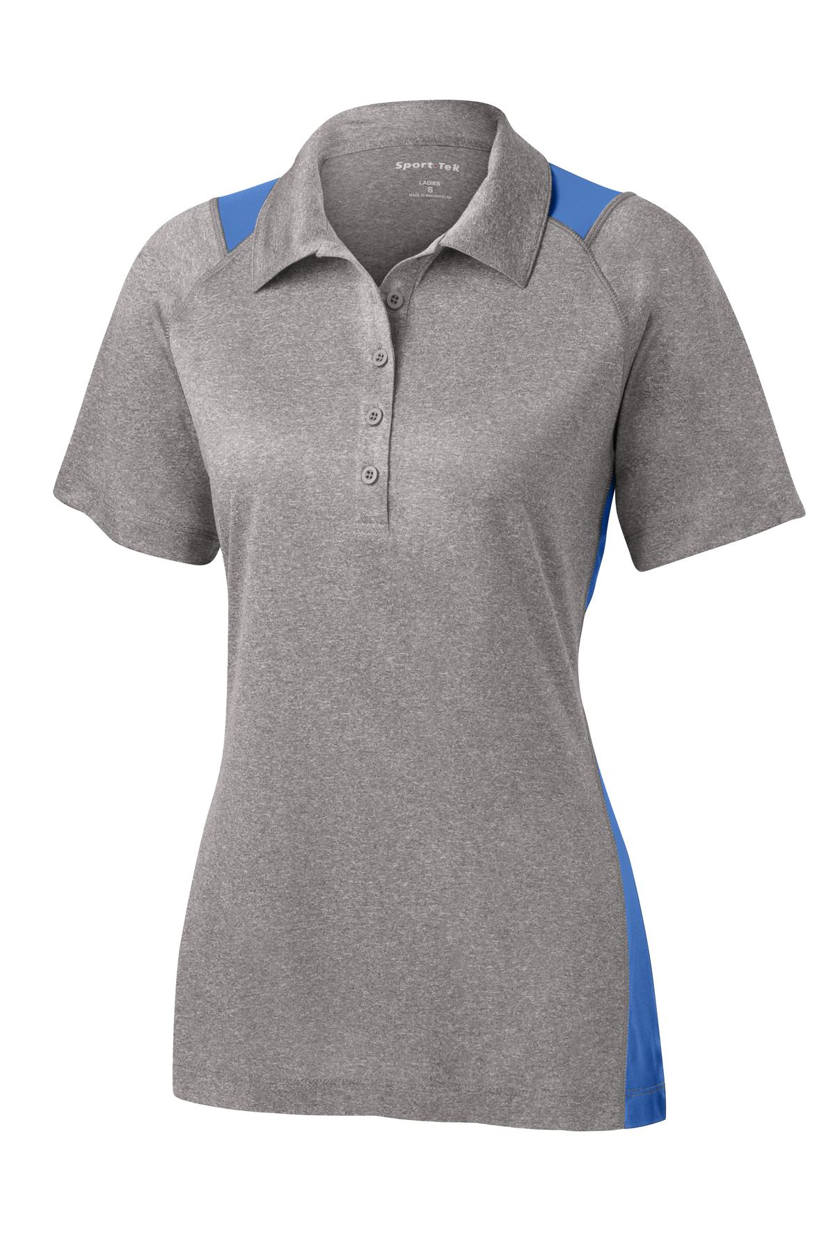 Sport-Tek® Women's Heather Colorblock Contender Polo 51